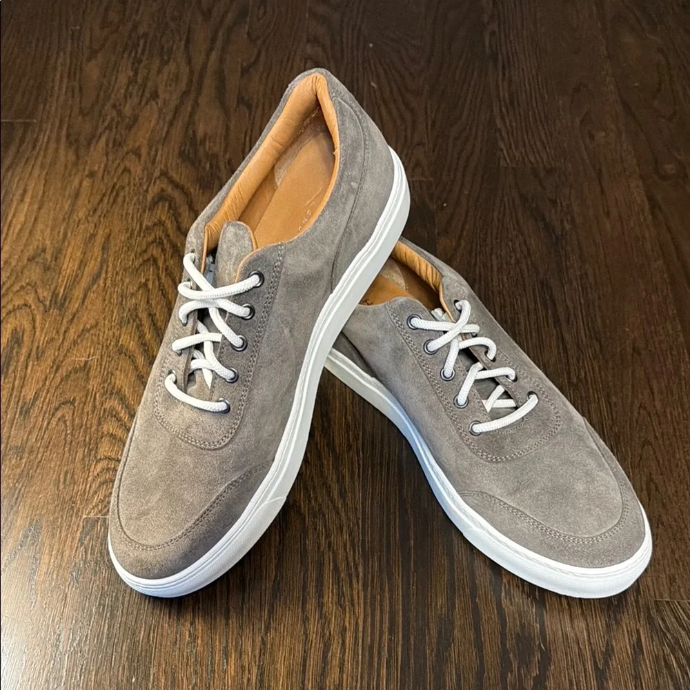 Harry’s of London Men's Suede Casual Sneakers in Taupe